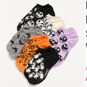 Disney x Old Navy Womens Ankle Socks 6 Pair One Size Nightmare Before XMAS